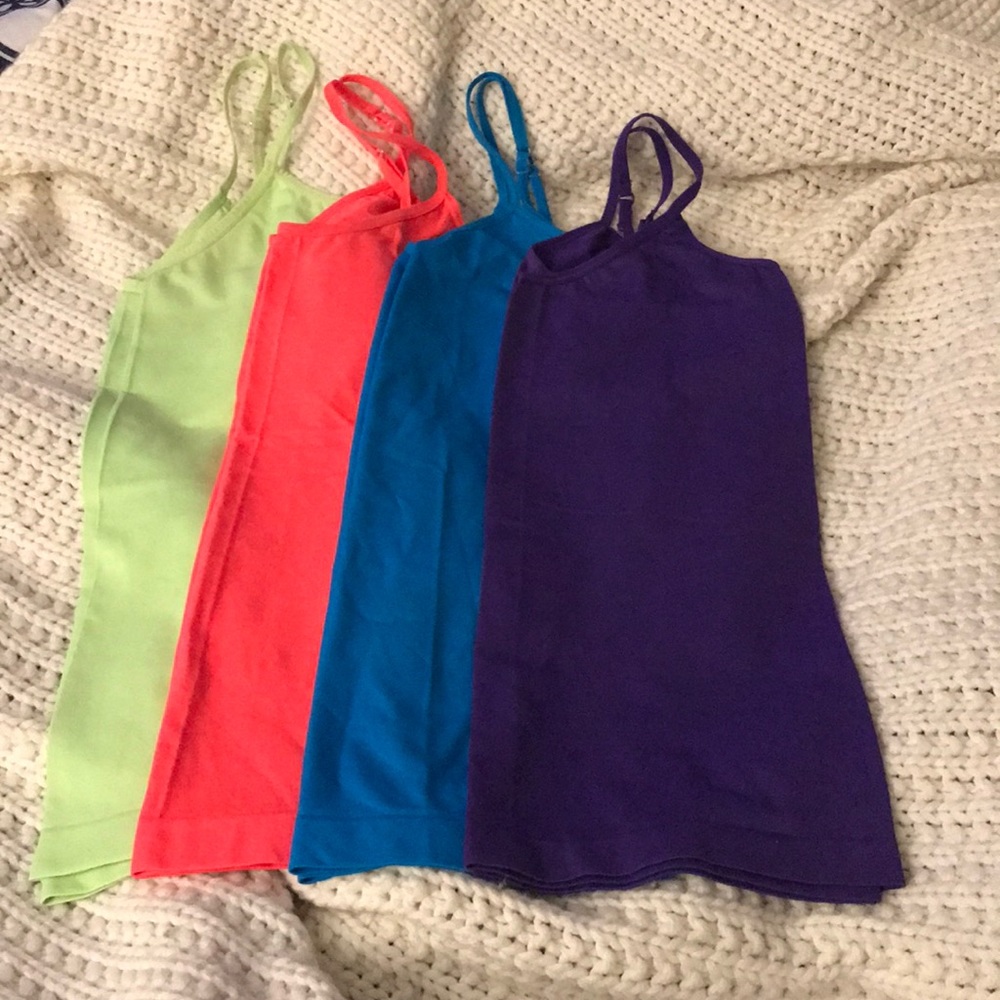 Lot of neon color sport tank tops! FINAL SALE🌈🎈 - Picture 1 of 4